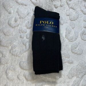 Polo by Ralph Lauren Men's Classic Black Dress Socks